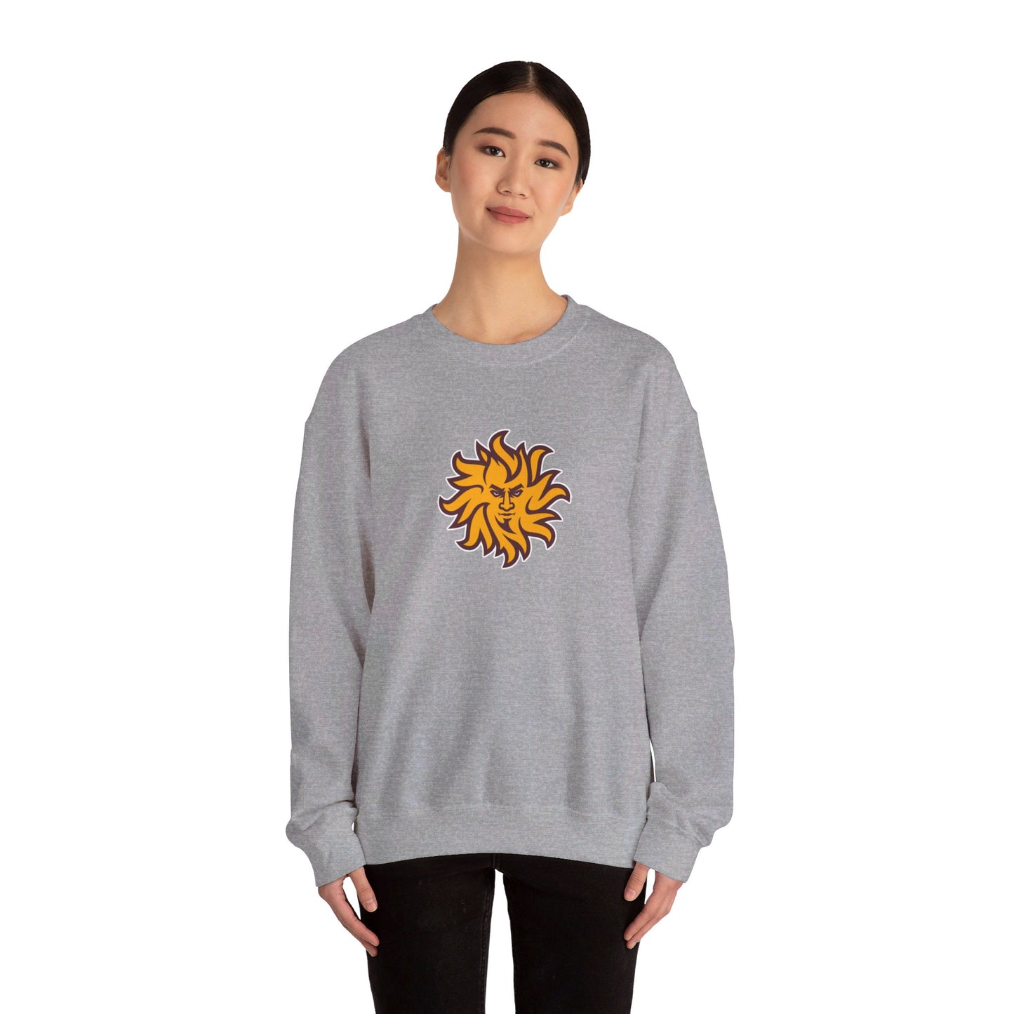 West Bend East High School Suns Crewneck Sweatshirt