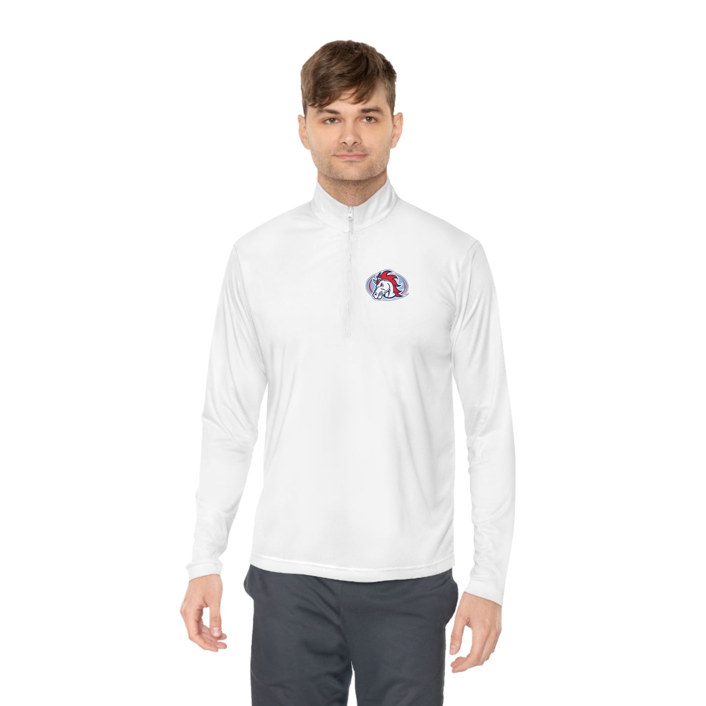 Kenwood Academy Broncos Unisex Quarter-Zip Pullover