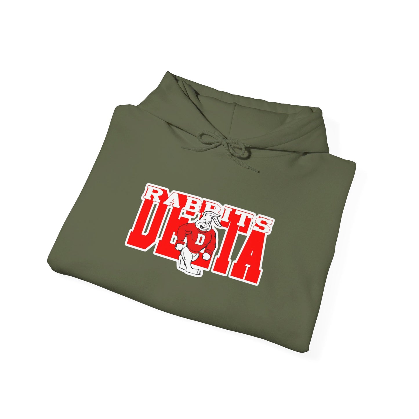 Delta High School Rabbits Text Hoodie (Utah)