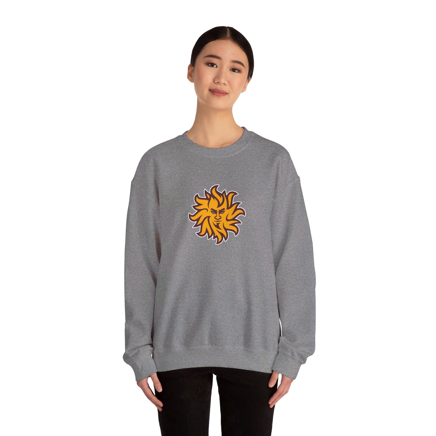 West Bend East High School Suns Crewneck Sweatshirt