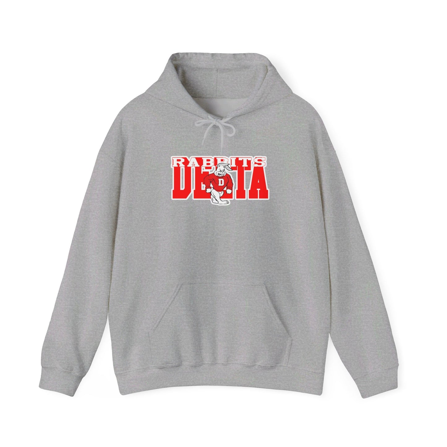 Delta High School Rabbits Text Hoodie (Utah)