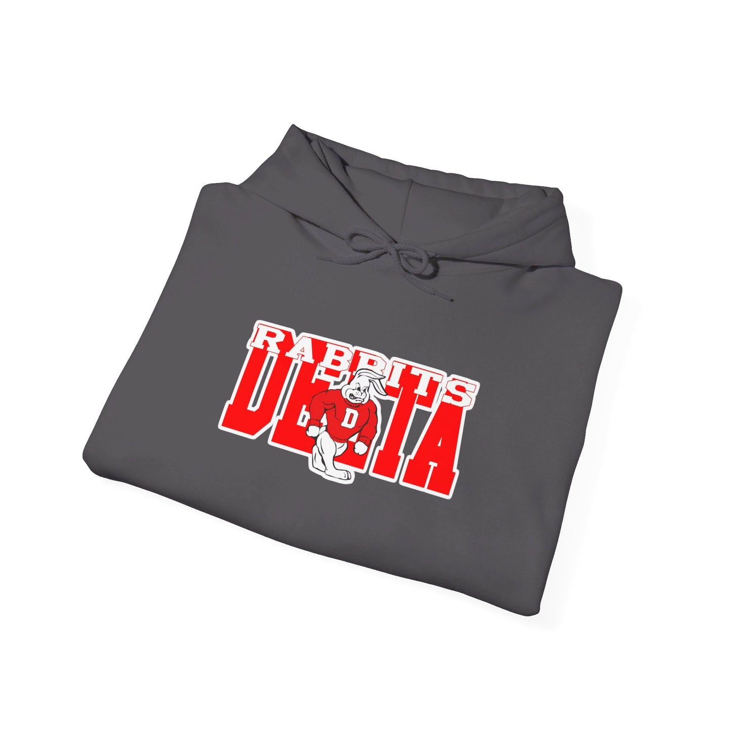 Delta High School Rabbits Text Hoodie (Utah)