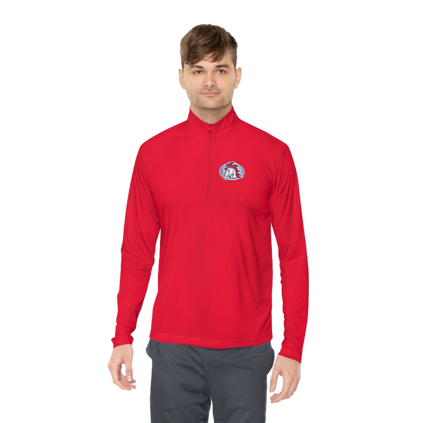 Kenwood Academy Broncos Unisex Quarter-Zip Pullover
