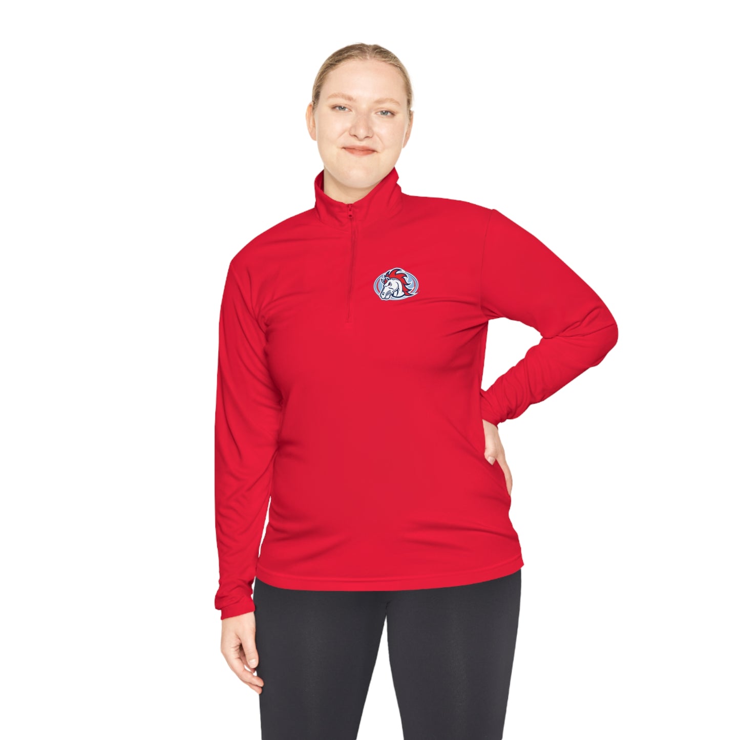 Kenwood Academy Broncos Unisex Quarter-Zip Pullover