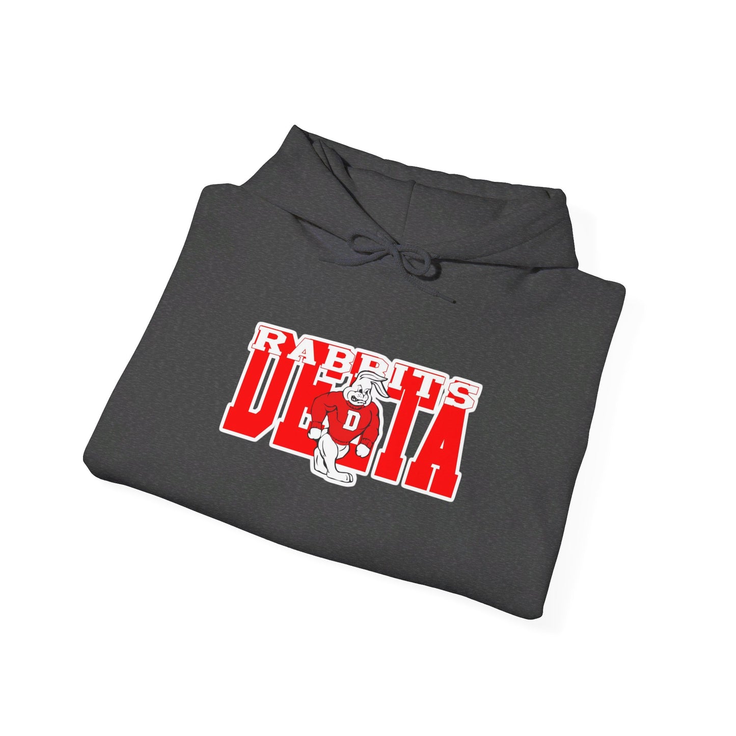 Delta High School Rabbits Text Hoodie (Utah)