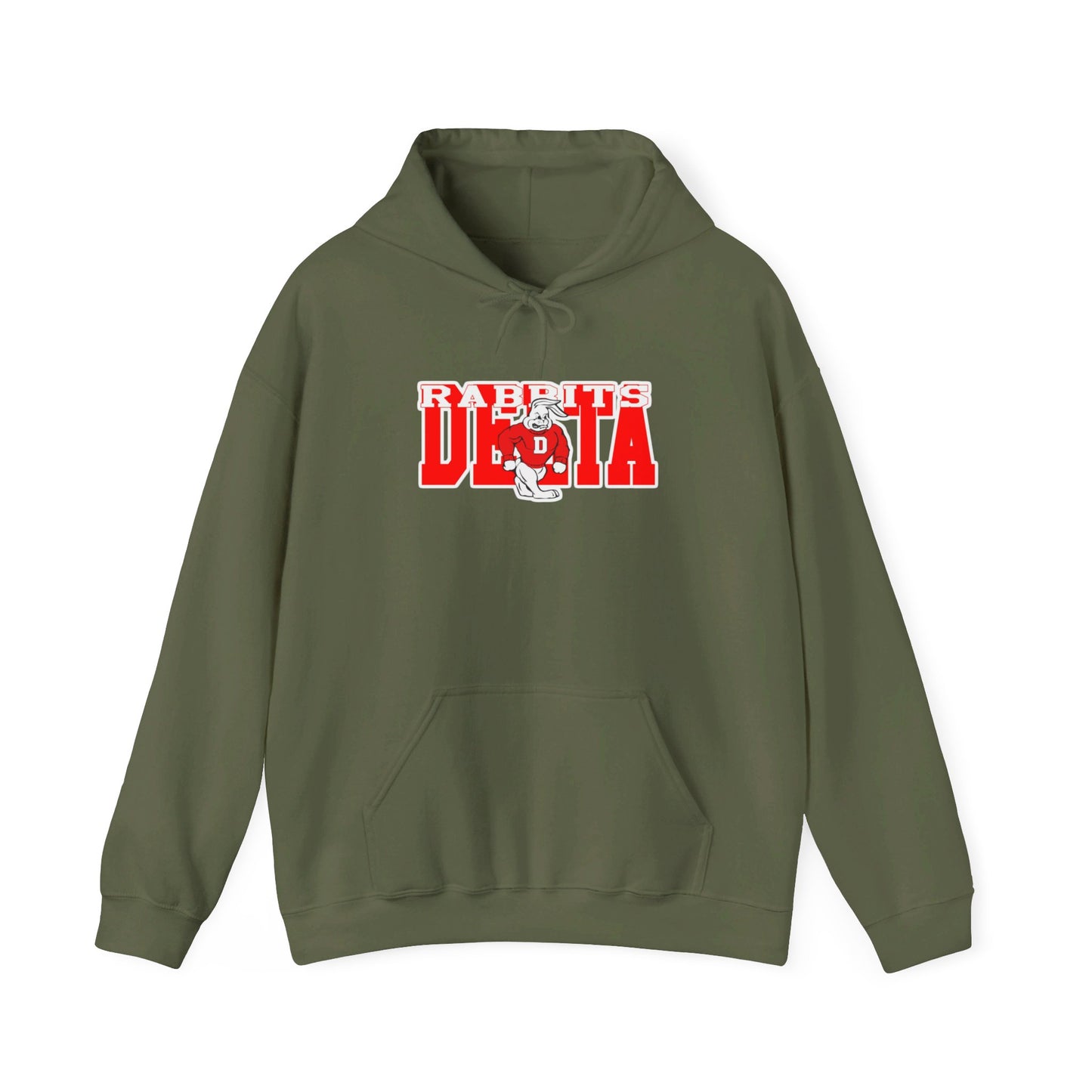 Delta High School Rabbits Text Hoodie (Utah)
