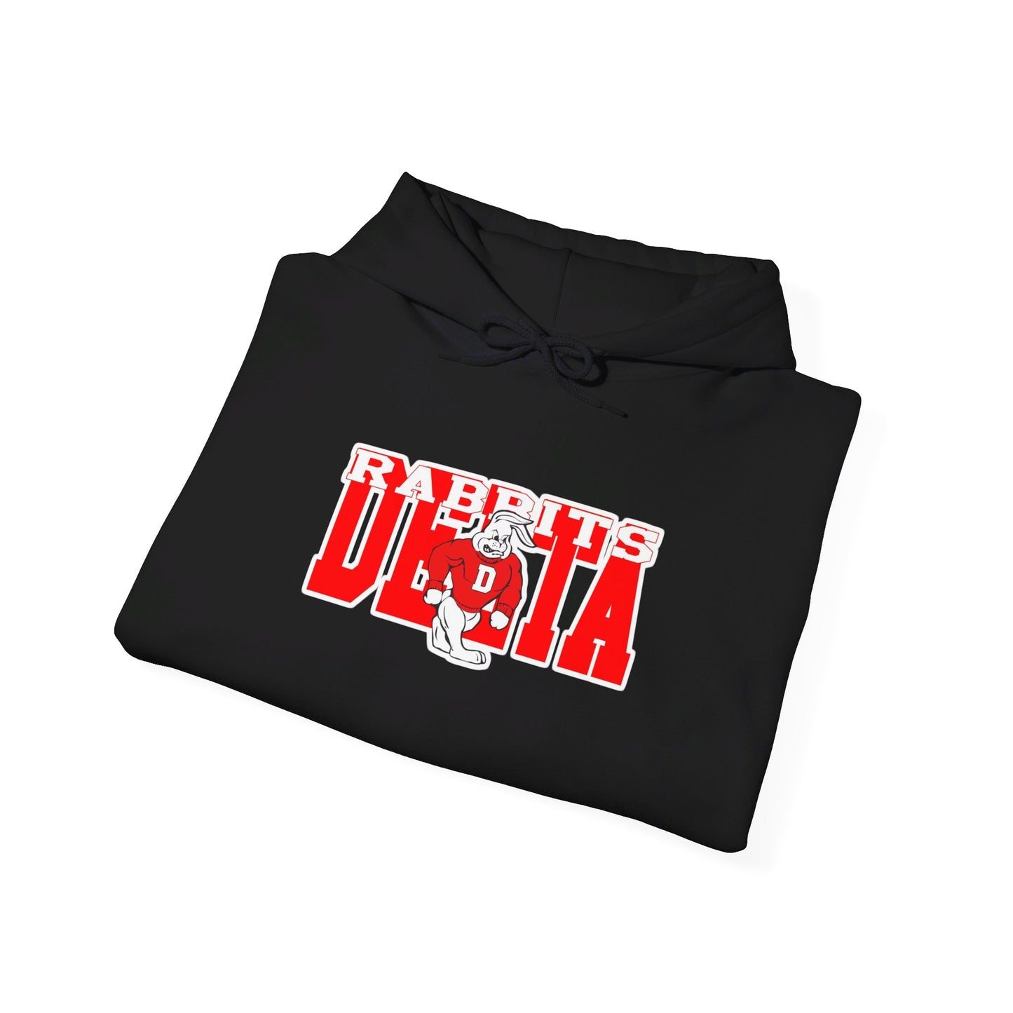Delta High School Rabbits Text Hoodie (Utah)