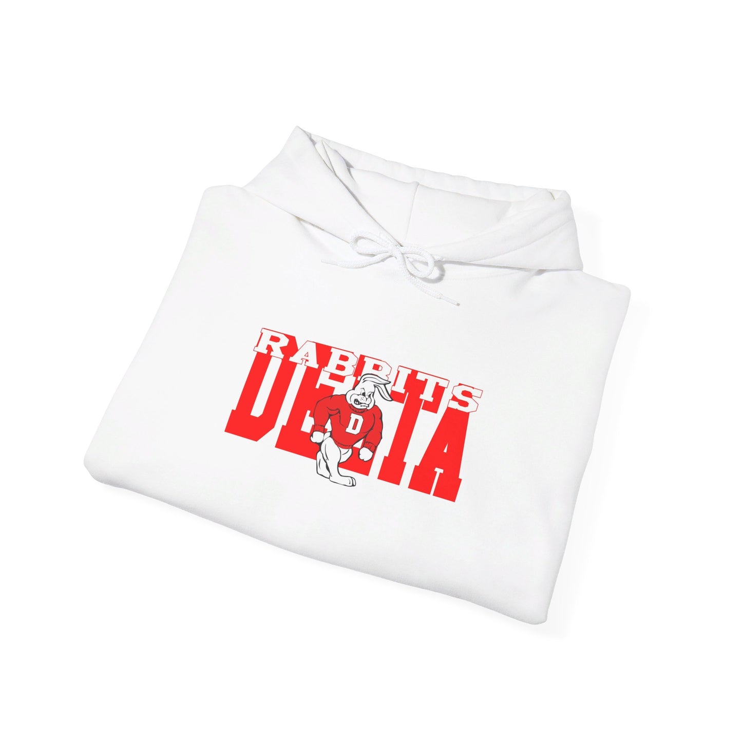 Delta High School Rabbits Text Hoodie (Utah)
