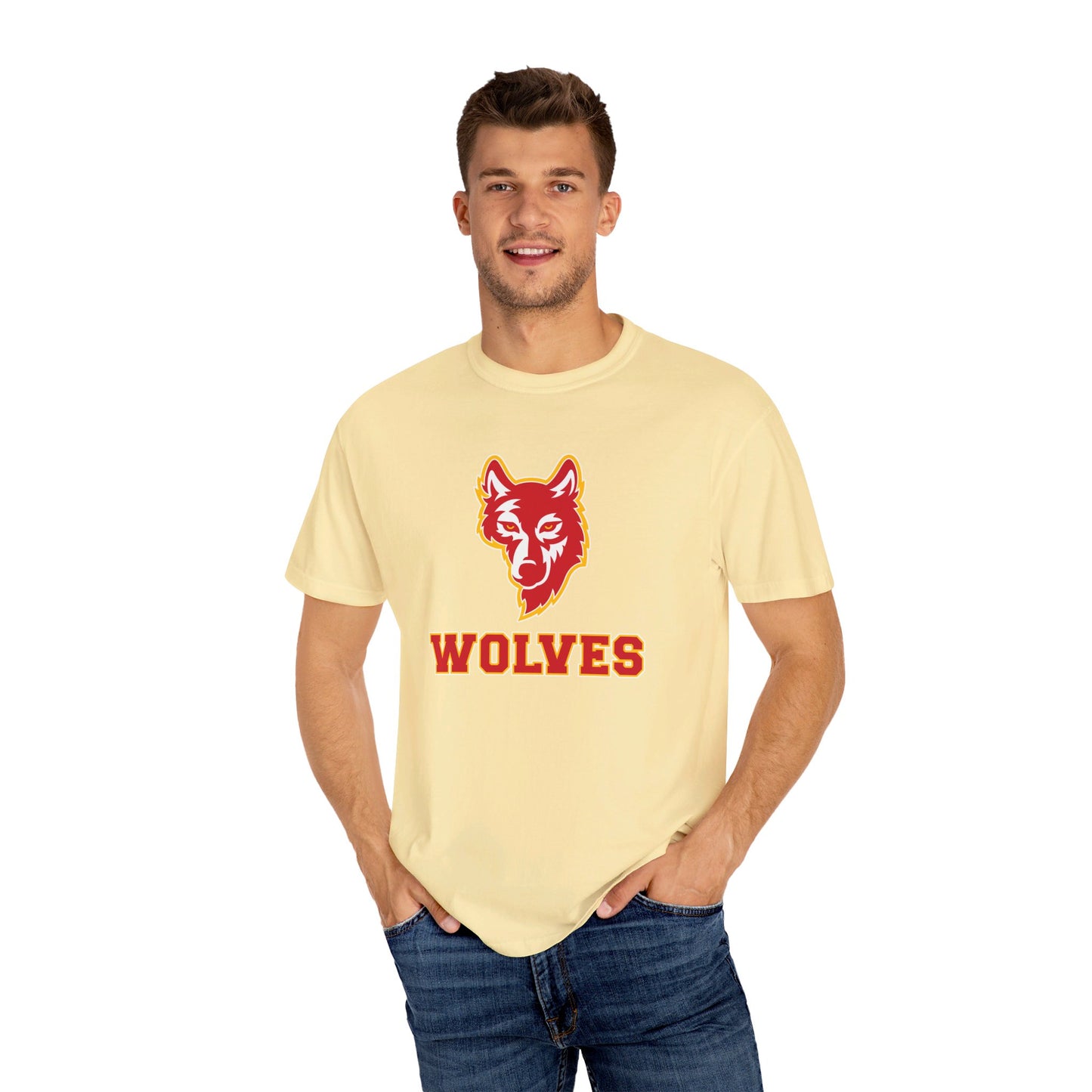 Marion High School Wolves Text Shirt