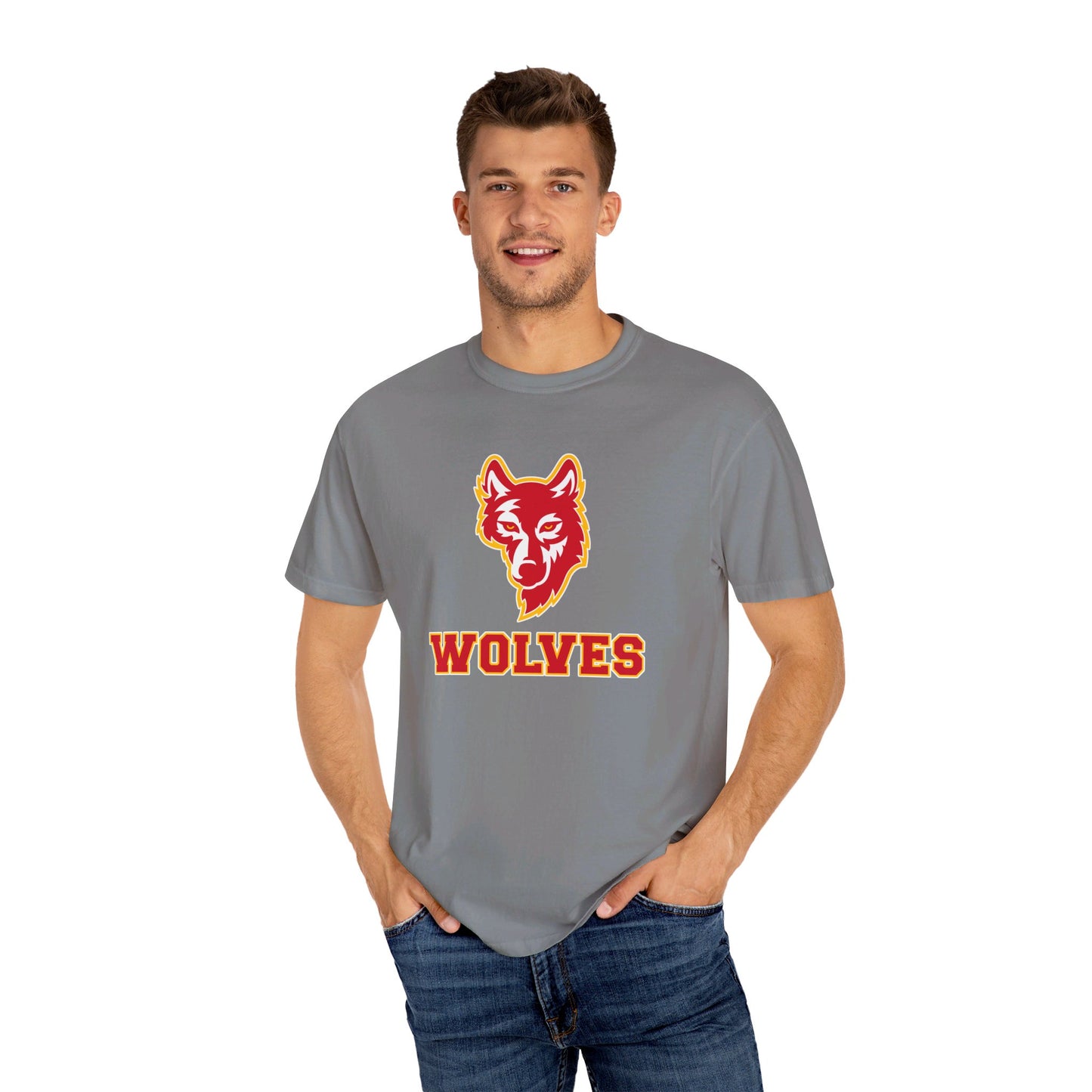 Marion High School Wolves Text Shirt