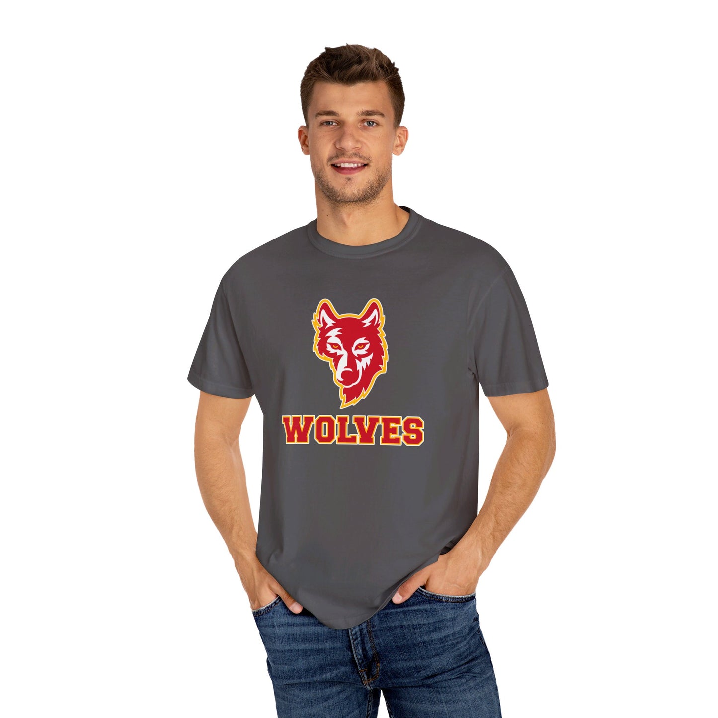 Marion High School Wolves Text Shirt