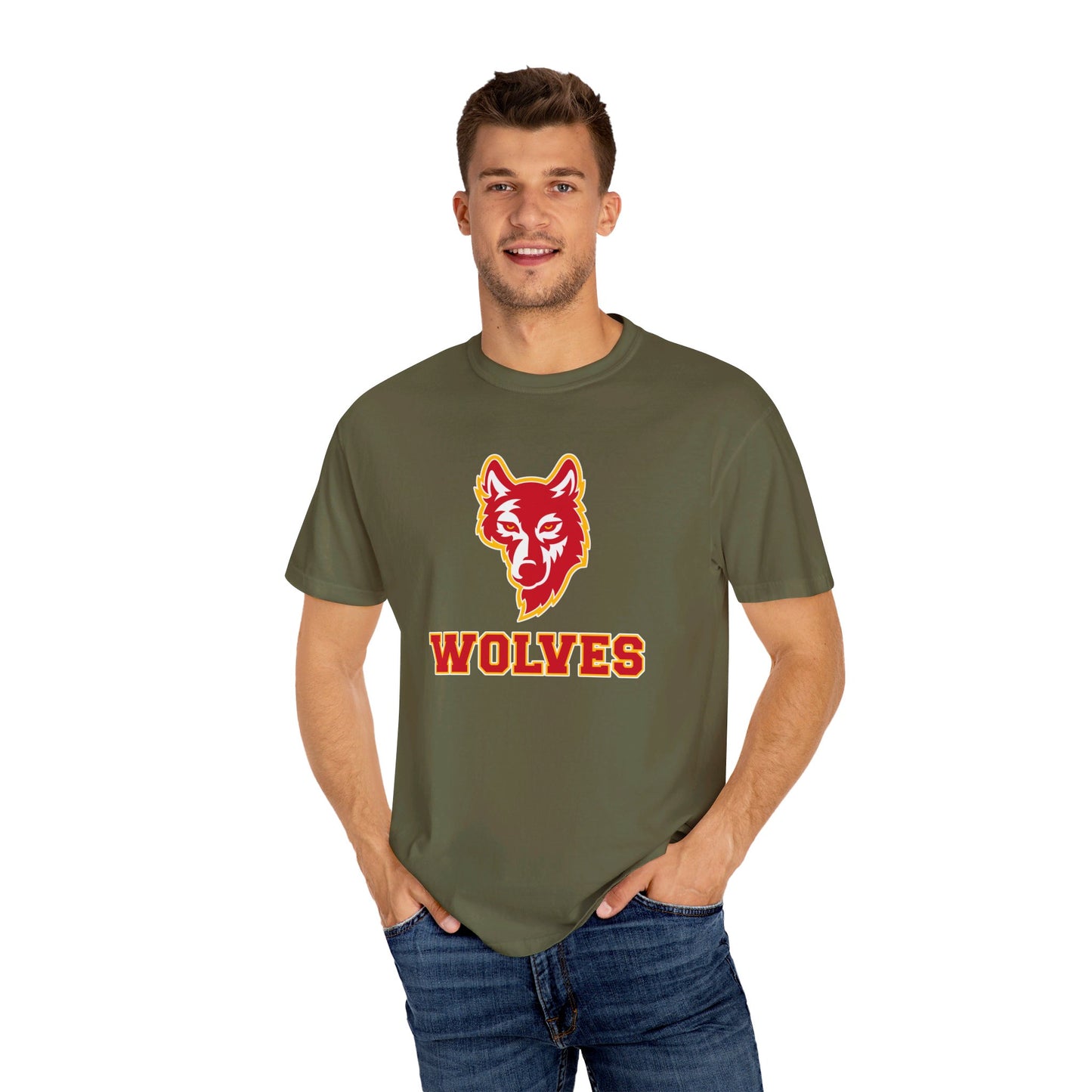 Marion High School Wolves Text Shirt