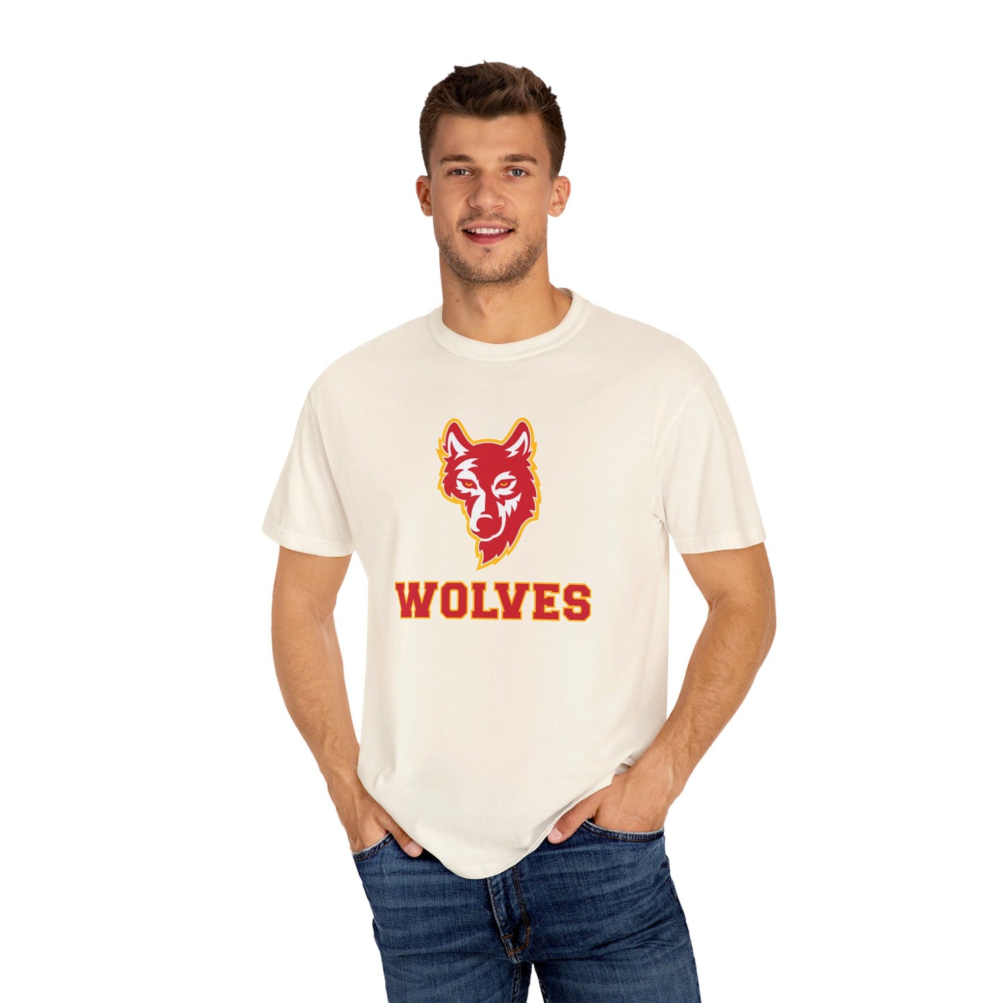 Marion High School Wolves Text Shirt