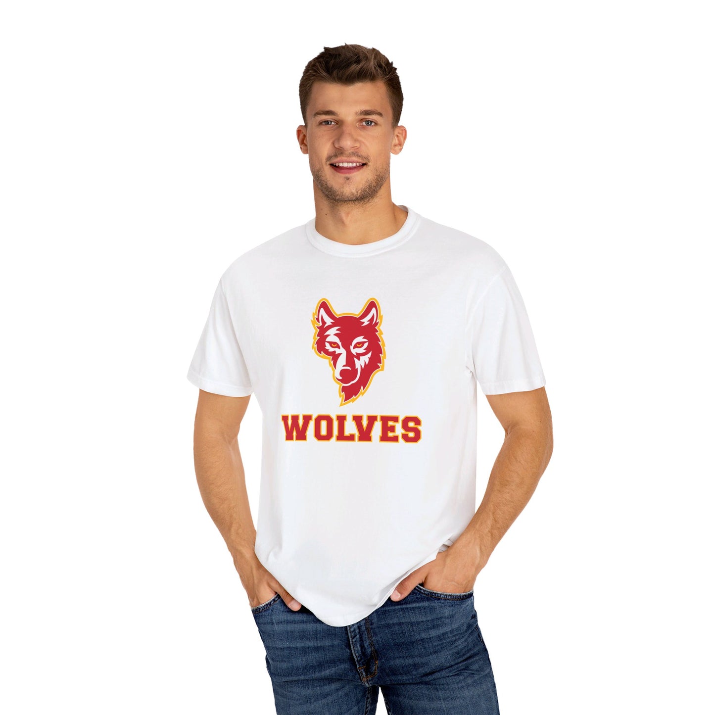 Marion High School Wolves Text Shirt