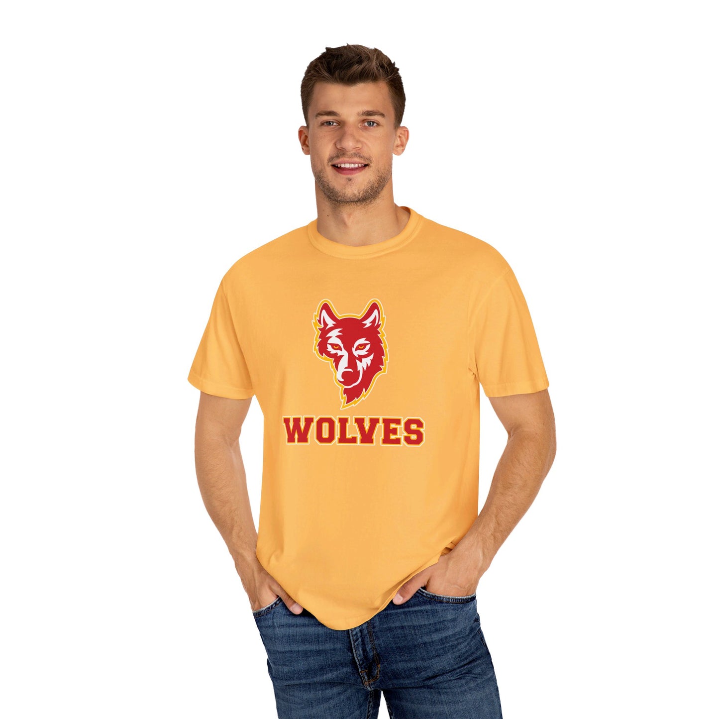 Marion High School Wolves Text Shirt