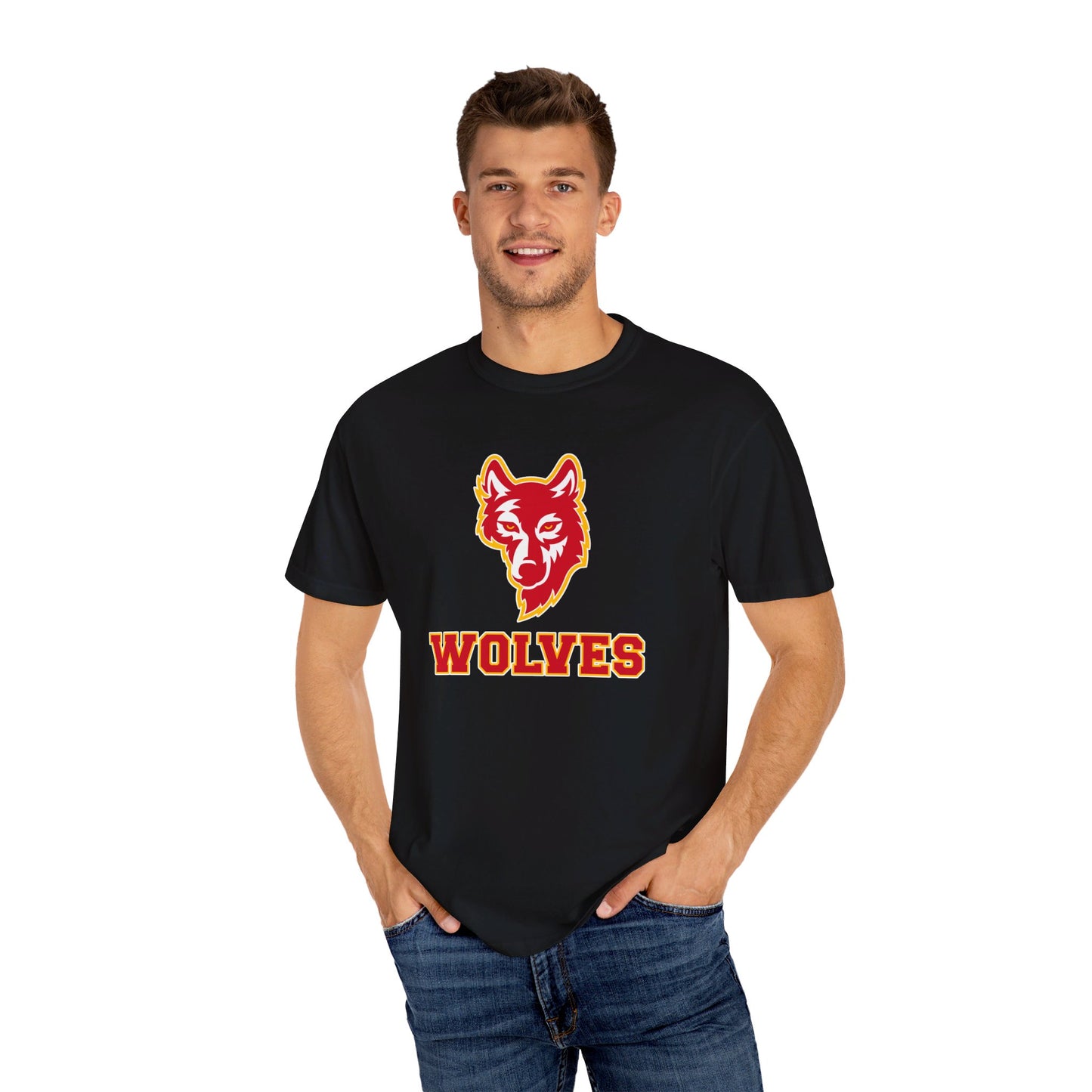 Marion High School Wolves Text Shirt